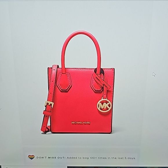 Michael Kors Red Small Crossbody - Picture 5 of 6